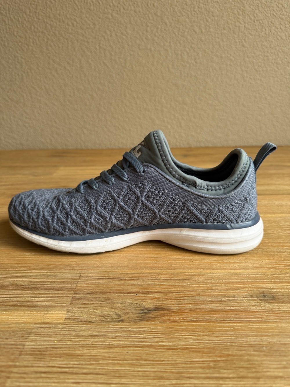 APL Women's Gray Knit Slip-On Athletic Sneakers - Picture 4 of 11